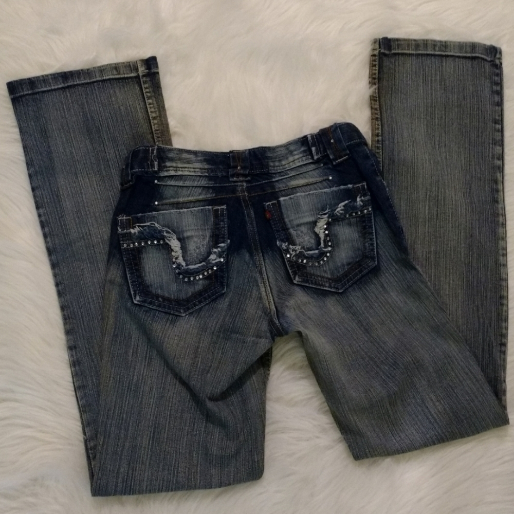 Brazilian Rhinestone Jeans - Picture 7 of 12